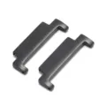 Universal quick-release stainless steel watch band connector adapter for smartwatches. - 18-22mm / Black