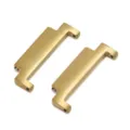 Universal quick release stainless steel watch strap connector adapter for smart watches. - 18-22mm / Gold