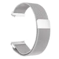 Stainless steel Milanese watch strap compatible with Samsung watch, silver mesh replacement band. - 20mm / Silver