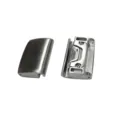 Stainless steel quick release strap connector adapter for Garmin Fenix watch replacement part - 20mm / Silver