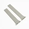 Bracelet de montre en silicone gris de rechange compatible style bracelet maillons - Lumière des Étoiles