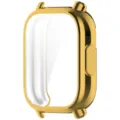 Gouden smartwatch beschermhoes met doorzichtige schermbumper en duurzame metalen afwerking. - Watch 5 Lite / Verguld goud