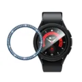 Blauer Diamant Uhrenlünette Schutzring, kompatibel mit Samsung Galaxy Watch 6 Classic. - 43mm / Mitternachtsblau