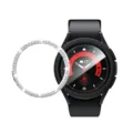 Glitzernde Strass Uhren Lünette Schutzhülle für Smartwatches, funkelndes Zubehör Modell. - 43mm / Transparent