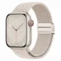 Starlight nylon magnetic loop strap replacement for smart watch, woven adjustable band. - 38/40/41/S10-42mm / Starlight