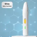 Mini pet paw hair trimmer, rechargeable dog cat hair clippers with narrow blade white. - Battery Narrow Head / Oly White