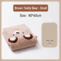 Serviette absorbante pour animal de compagnie petit ours marron 40x60cm tapis de bain séchage rapide. - Ours brun petit (40*60 cm)