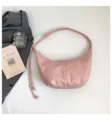 Rosa stilvolle Hobo Dumpling Umhängetasche für Damen, trendy Alltagshandtasche. - Rosa