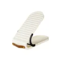 Zapatero doble ajustable organizador ahorrador de espacio para zapatos variante blanca - Blanco Crema