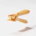 Pinza antiquemaduras amarilla para cuencos de cocina, mango ergonómico antideslizante. - Clip de Tazón / Amarillo