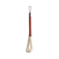 Cepillo largo para tazas con mango rojo y cerdas de nailon blancas variante de limpieza - Rojo terracota
