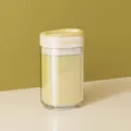 Bicchiere da viaggio portatile giallo chiaro bianco, astuccio compatto per spazzolino da denti. - Giallo crema (tazze doppie)