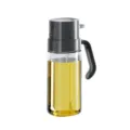 Botella de spray de aceite de vidrio 550ml, dispensador de aceite gris cocina para ensalada. - Gris oscuro 550 ml