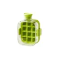 Botella prensa para cubitos de hielo molde de silicona portátil verde 1 pieza. - 500ml / Verde