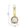 Colador de malla fina de cocina pequeño amarillo para filtrar leche de soja y zumos. - S / Amarillo Limón