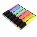 ZEYAR 6-pack assorted color highlighters with water-based ink, ideal for office and study use. - Candy 6 Colors (Pink, Orange, Yellow, Green, Blue, Purple)