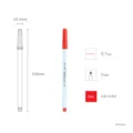 Korean Monami water-based sign pen 0.7mm fine nib red ink study office writing marker pen - 0.7mm / Red