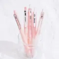 Pink gel pen set 5 pack 0.5mm cute aesthetic pens smooth writing student stationery supplies - 5 Pieces/Set / Strawberry Milkshake
