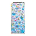 3D liquid filled glitter sticker sheet with cute aquatic cartoon characters for kids crafts and deco. - No.01 Ocean World
