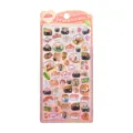 Cute 3D puffy stickers pack, kawaii DIY shiba inu and sushi design for phone case and diary. - Embossed Sticker SL-BKE-02