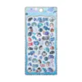 Cute 3D stereo embossed ocean animal stickers sheet for DIY phone case craft decoration. - Shingle Embossed Stickers SL-BKE-14