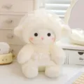 Lindo peluche de oveja blanca con vestido de encaje, regalo perfecto y hermosa decoración. - Femenino - Estilo falda