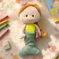 Plush mermaid doll toy soft stuffed cute baby companion sleeping pillow gift variant - Mermaid Girl