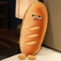 Funny expression bread plush pillow long cushion for cute bedroom sleeping and relaxing. - Don't Mess With Me - Bread / 40CM