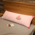 Pink long plush pillow cute watermelon body pillow for bedroom bed decor cozy support - Watermelon / 60CM