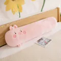 Pink pig long plush body pillow, soft stuffed animal sleeping pillow for kids bedroom decor. - Pink Pig / 60CM