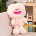 Cute long-haired fruit plush toy, funny soft stuffed doll, kids soothing companion gift. - 35cm / Pink Apple