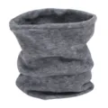 Grijs winter fleece nekwarmer voor heren en dames, dikke thermische winddichte sjaal. - Neutraal Grijs