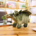 Peluche Stegosauro realistico bambola dinosauro morbido verde regalo compleanno bimbi bello - Stegosauro / 40CM