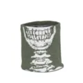 Winter gevoerde schedel nekwarmer voor heren, warme gezichtssjaal voor Halloween feest. - Legergroen
