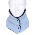 Winter fleece nekwarmer dubbellaags verdikte warme sjaal pullover blauwe nekhoes - Blauw & marineblauw omkeerbaar