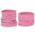 Termische fleece nekwarmer voor buitensport en fietsen, winddichte roze col-sjaal voor dames. - Roze