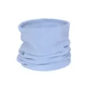 Light blue fleece neck warmer for outdoor cycling, windproof and thermal winter gaiter scarf. - Baby Blue