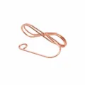 Rose gold metal memo holder, creative double-layer desktop place card holder, 70x35mm, 11.5g - Infinity / Rose Gold