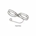 Metal wire desktop memo clip and business card holder note stand for office supplies - Infinity / Silver