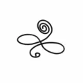 Black metal wire memo clip desktop card holder vertical note holder 75x40mm size. - 8-Shape Floral / Black