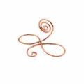 Metal wire place card holder, rose gold desktop memo clip for wedding, office and party decor. - 8-Shape Floral / Rose Gold