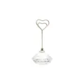 Crystal diamond base heart metal memo card holder for wedding table place card variant - Heart Crystal (8.5*4cm)