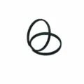 Black metal double layer memo card holder ring 30mm office stationery desktop clip - Round / Black