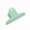 Large metal binder clip in pastel green, heavy duty bulldog clip for office and art. - 100mm / Green