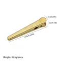 Stainless steel golden sealing clip kitchen food snack clip heavy duty metal clamp 11.5cm - 11.5cm / Gold