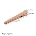Stainless steel crocodile clip sealing clip for kitchen snack coffee bag metal clip variant - 11.5cm / Rose Gold