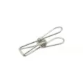 Stainless steel spring clip, durable metal binder clip for office school and home use organizing papers - Large 70MM / Silver