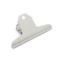 Large metal bulldog clip binder clip document paper clamp for office school and art drawing - 100mm / Gray