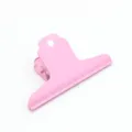 Large pink metal binder clip macaron color bulldog clip for office document organization and art. - 100mm / Pink