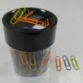 Portagraffette magnetico con clip metalliche colorate da 30mm per ufficio e scrivania. - 100 Pezzi / Multicolore